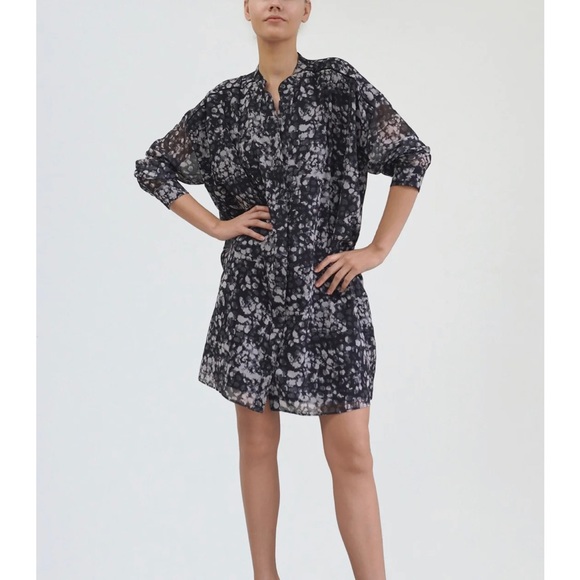 Religion Pyrite Dress Still Print black and grey - Picture 1 of 5